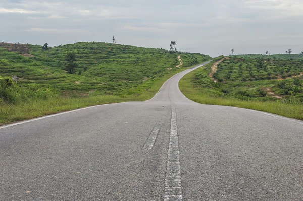 Asphalt road — Stock Photo, Image