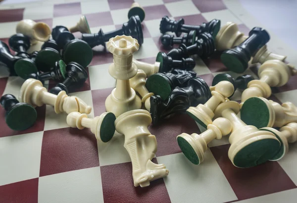 Шахматная стратегия — стоковое фото