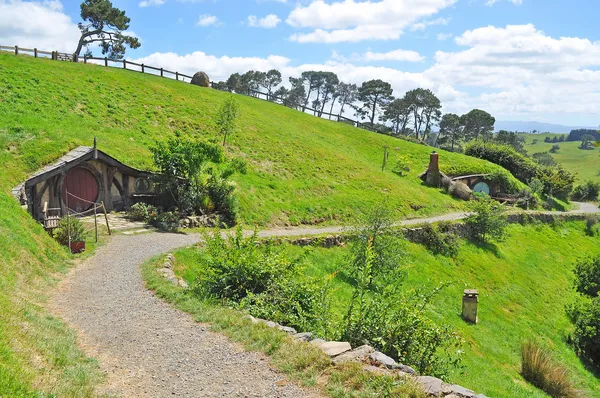 Passarela em hobbiton Fotografia De Stock