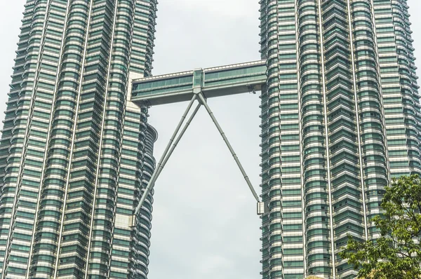 吉隆坡双塔 — 图库照片