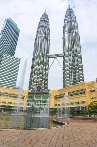 KLCC twin věže — Stock fotografie