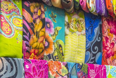 Batik textile clipart