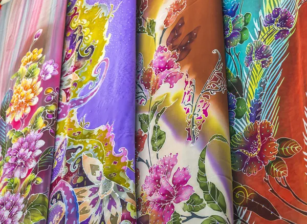 Batik textiel — Stockfoto
