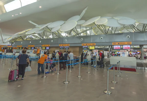 Estación de aeropuerto en Kuala Lumpur, Malasia . — Foto de Stock