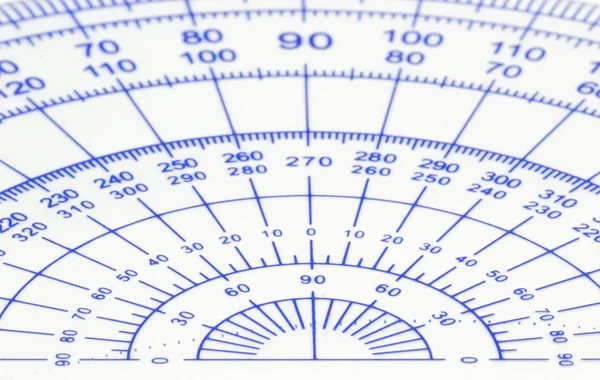Geometry ruler — Stock Photo, Image