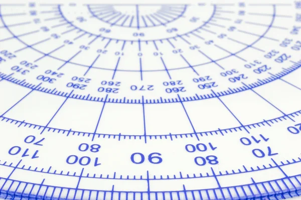 Geometry ruler — Stock Photo, Image