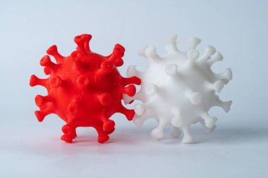 Tıbbi konseptli Corona virüs oyuncağı.