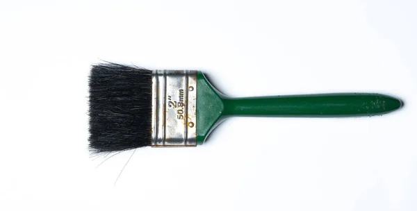 Brosse Peinture Avec Vue Rapprochée — Photo