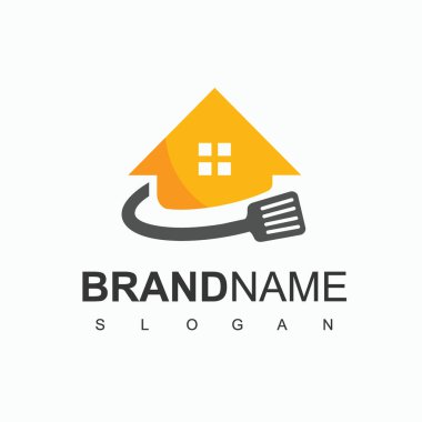 Yemek Evi, Restoran Logosu Tasarım Şablonu