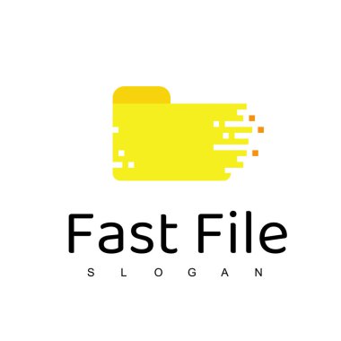 Hızlı Dosya Logosu Tasarım Şablonu Sunucu, Veri Gezgini Simgesi