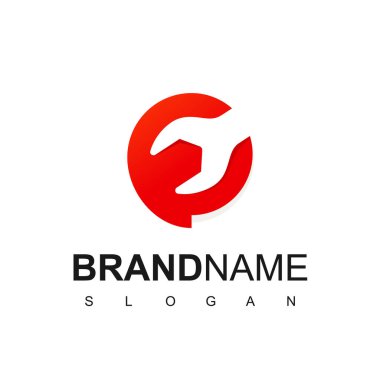 Otomatik Servis Logosu Tasarım Şablonu, Araba Tamir Danışmanlık Sembolü