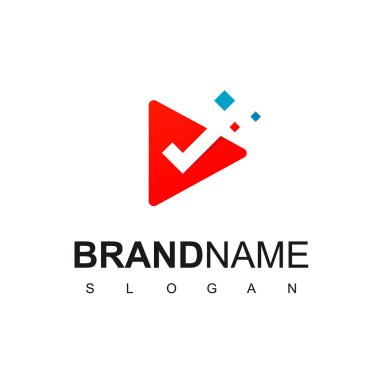 İyi Ortam Oynatıcı Logo Tasarımı Şablonu