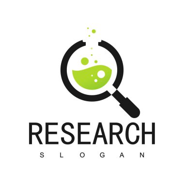 Araştırma Laboratuvarı Logo Tasarım Şablonu