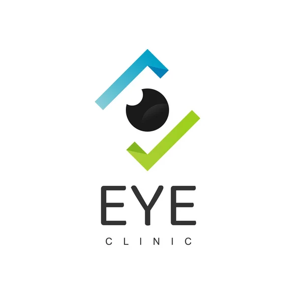 Eye Check Шаблон Дизайна Good Eye Icon — стоковый вектор