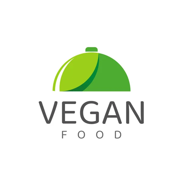 Plantilla Diseño Logotipo Alimentos Saludables Logotipo Alimentos Verdes Globales — Archivo Imágenes Vectoriales