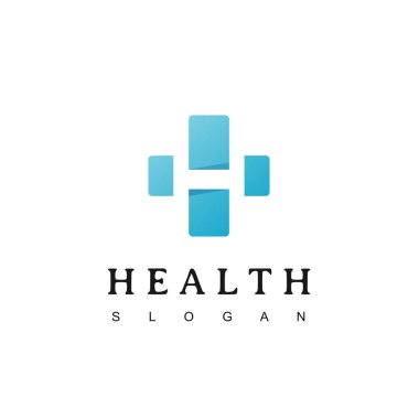 Tıbbi Haç ve Sağlık Eczanesi Logo Vektör Şablonu H Başlangıç Sembolü
