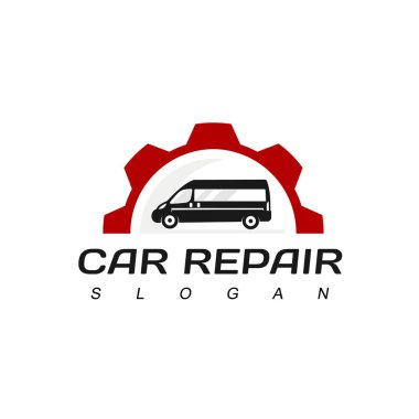 araba tamir logosu tasarım şablonu