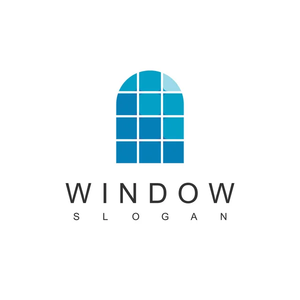 Window Logo Modern Real Estate Symbol — Stock Vector