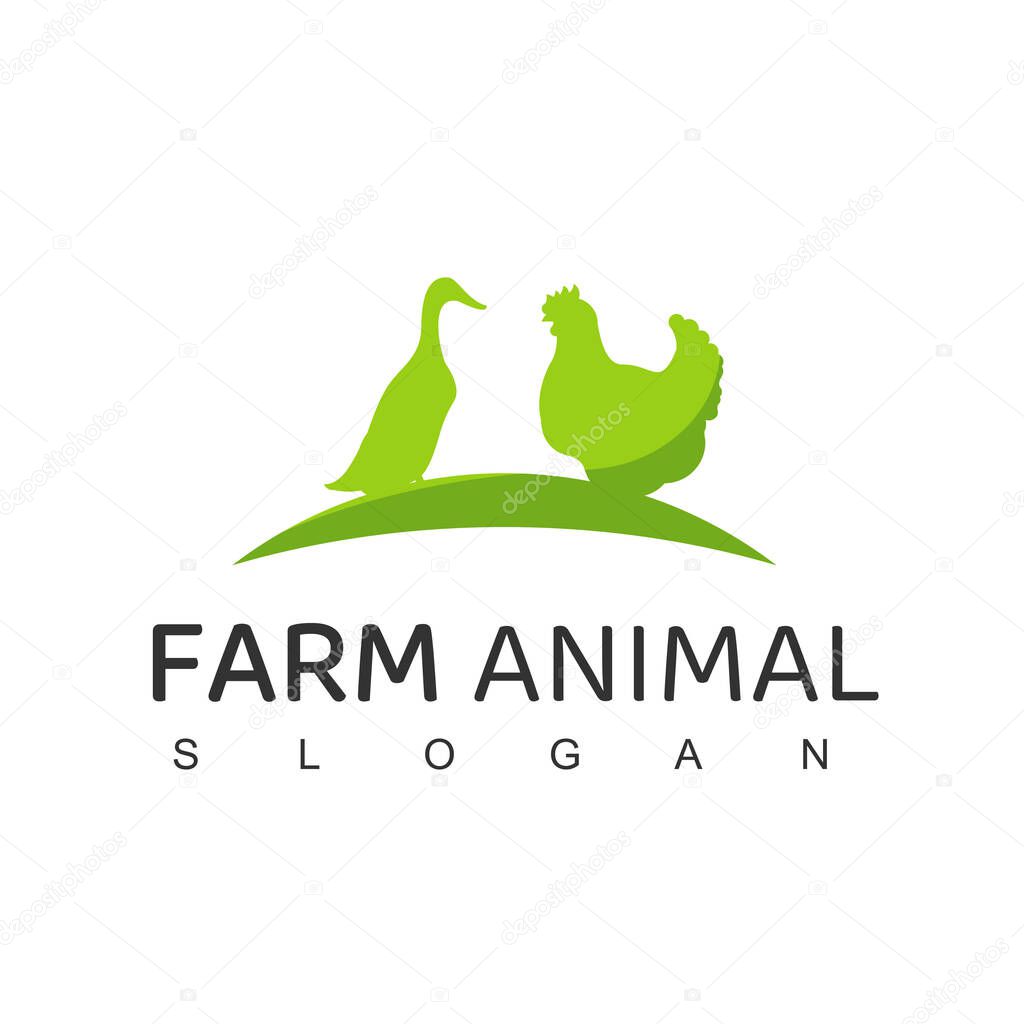 Animal Farm Logo, Poultry Logo Design Inspiration