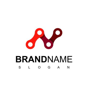 N harfi, Zincir Logosu Tasarımı İlham Verici