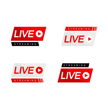 Canlı Yayın Logosu Tasarım Şablonu