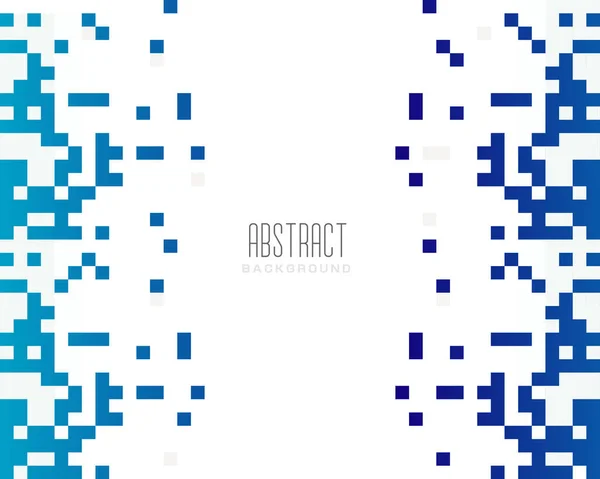 Moderne Abstrakte Blaue Pixel Hintergrund — Stockvektor