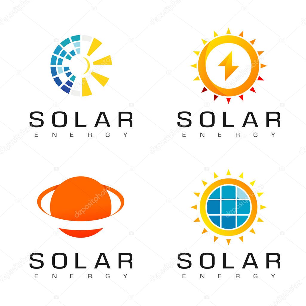 Solar Cell Logo Design Inspiration