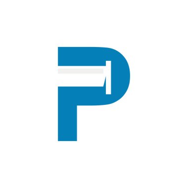 P Başlangıç Sembollü Boru Logosu