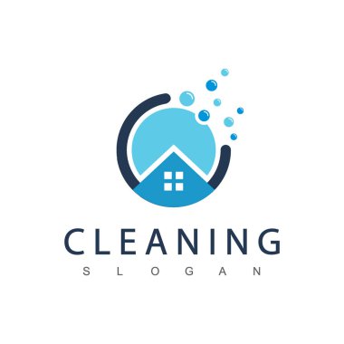 Temizlik Servisi Logo Tasarım Şablonu