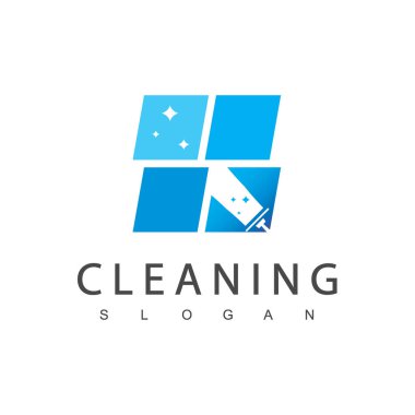 Temizlik Servisi Logo Tasarım Şablonu