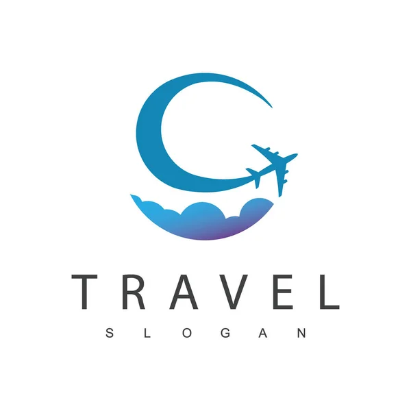 Дизайн Логотипа Тура Путешествия — стоковый вектор