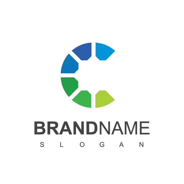 Letter Clean Logo Template — Stockvector