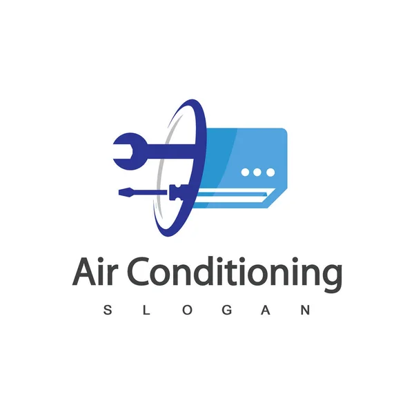 Air Conditioning Logo, HVAC Logo Concept