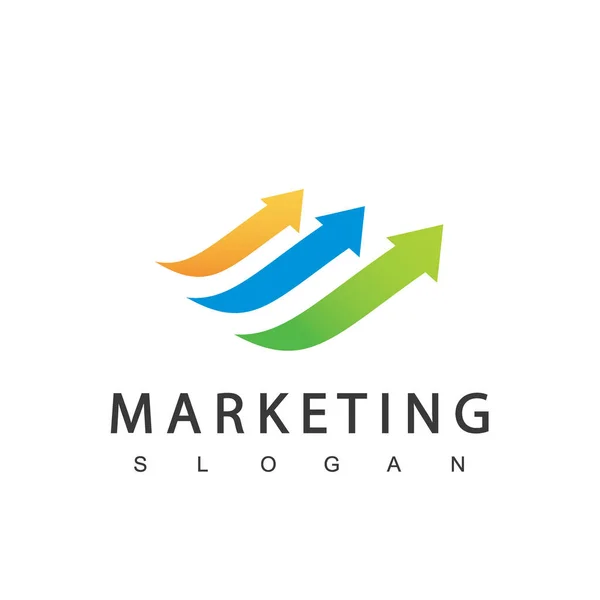 Unternehmen Und Marketing Logo Design Vorlage — Stockvektor