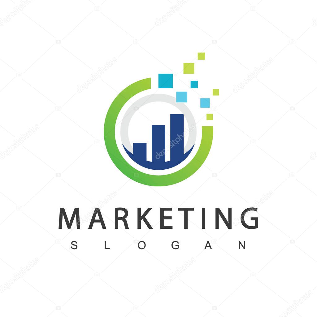 Digital Marketing Logo Design Template