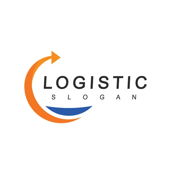 Logistická Šablona Expedice Doprava Business Icon — Stockový vektor