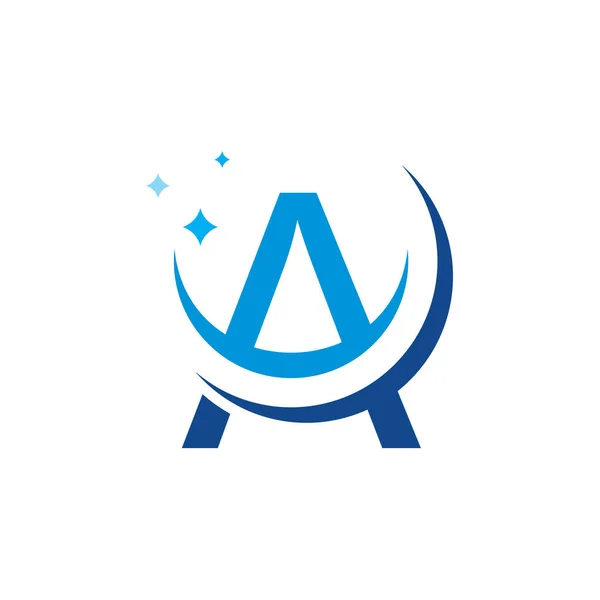 Carta Logotipo Água Minimalista Com Símbolo Água Gota Ícone Água — Vetor de Stock