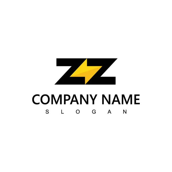 Logotipo Elétrico Usando Letra Ícone —  Vetores de Stock