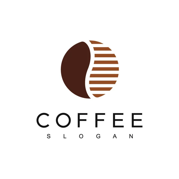 Kafe ve Kafe İşletmeleri için klasik konsept tarzı kahve logosu tasarımı şablonu