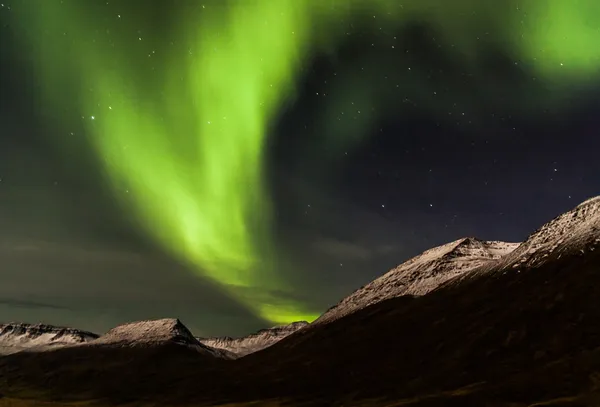 Aurora Borealis na Islândia Fotografias De Stock Royalty-Free