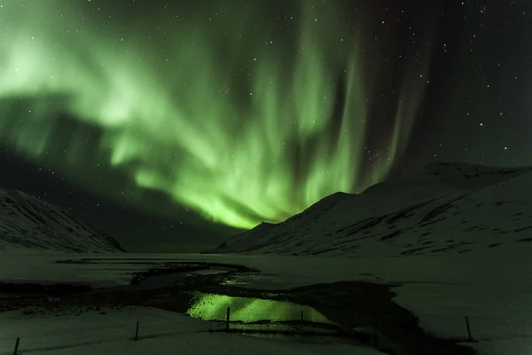 Aurora boreale Foto Stock Royalty Free