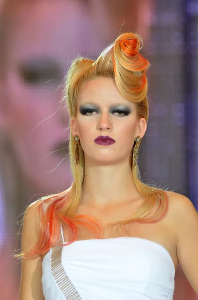 Saint Petersburg, 28-31 September 2012: International Beauty Festival "Neva Coast, Petersburg Sports and Concert Complex" — Stock Photo, Image