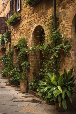 Toskana 'daki Pienza köyü.