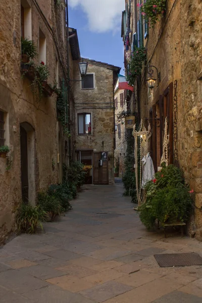 Paese Pienza Toscana — Foto Stock