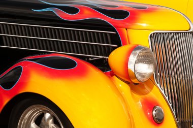 hot rod alevler ve krom