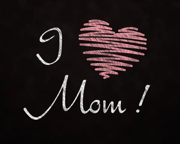 Ckalkboard Love for Mom — Stock Photo, Image