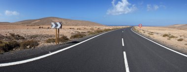 yol los molinos, fuerteventura, Kanarya Adaları.