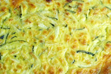 kabak ve beyaz sufle Close-Up