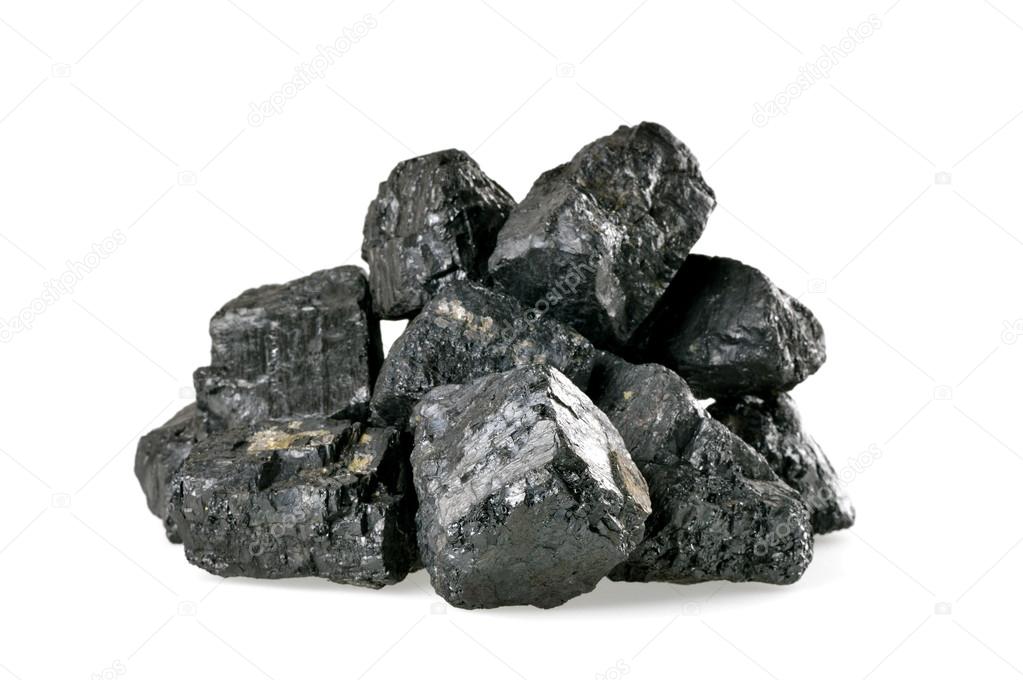 Pile of coals.