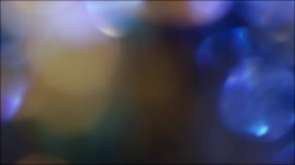 Verschwommen, Bokeh-Lichter Hintergrund - 1080p-Schleife — Stockvideo